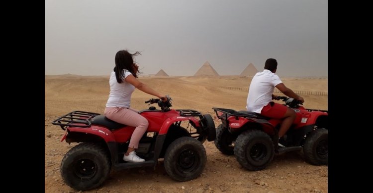 Quad Bike adventure at Giza Pyramids 